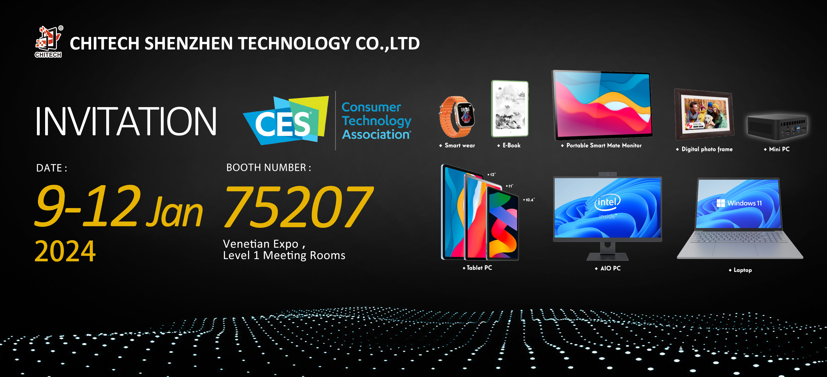 2024 Consumer Electronic Show - CES Fair Invitation